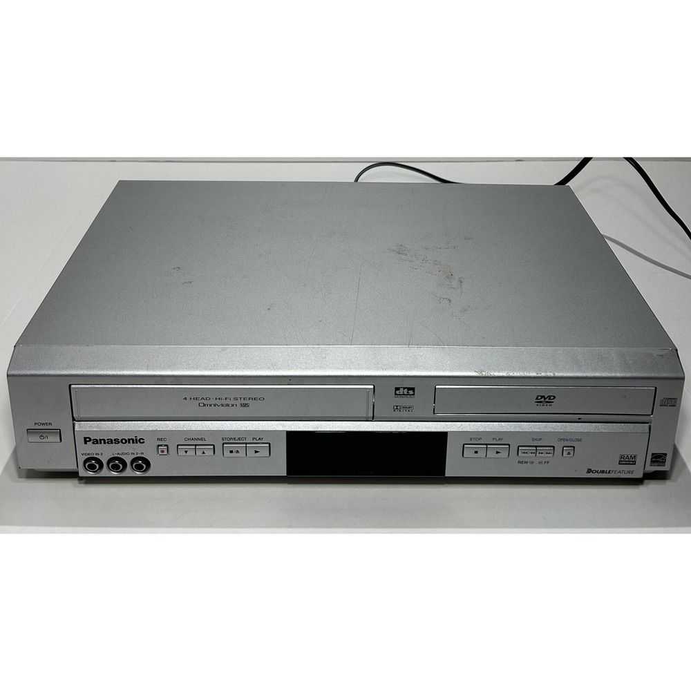 Panasonic PV-D4734S DVD VCR VHS 4-Head Hi-Fi Combo Player - No Remote - Tested!